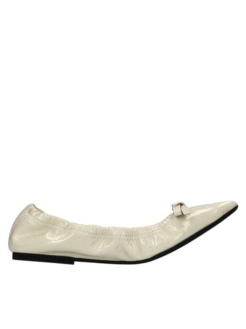 Ballerine in pelle lucida N°21 | GPBL009NK1 W010LATTE